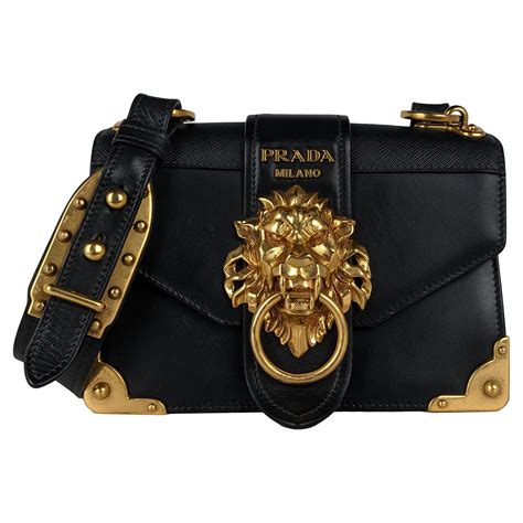 prada bag lion|prada animal lion shoulder bag.